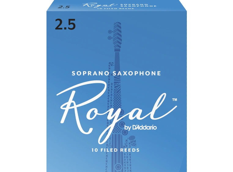 D'Addario Royal Sopran Sax 2,50 (RIB1025) 10 stk 